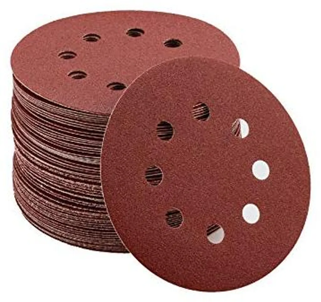 Disques abrasifs à gros grain 40 pour ponceuse 125 mm fixation Velcro x50