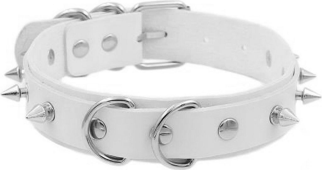 Verstellbarere Halsschmuck White Spikes