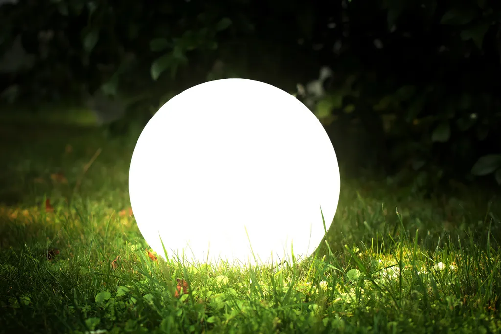 Globe de jardin 40 cm étanche IP44 blanc avec diffuseur haute qualité - 8