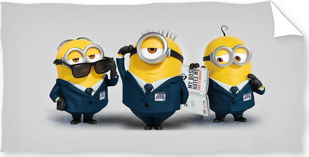 Asciugamano Mare Minions Cotone 70x140 cm | Alta Assorbenza