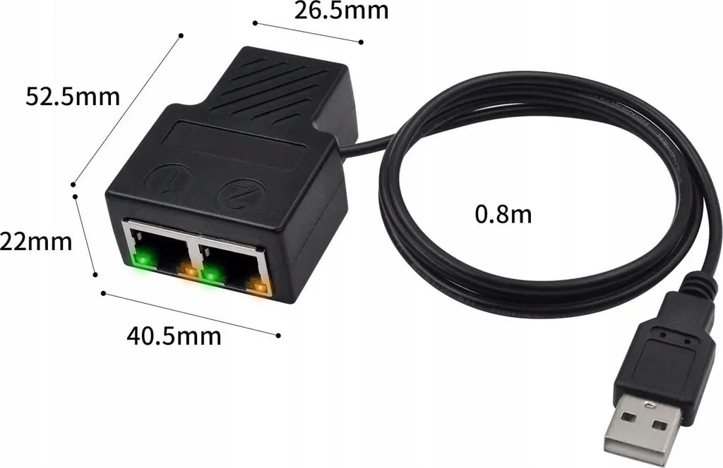 Switch Splitter Ethernet RJ45 1 vers 2 : Fini le Manque de Ports LAN