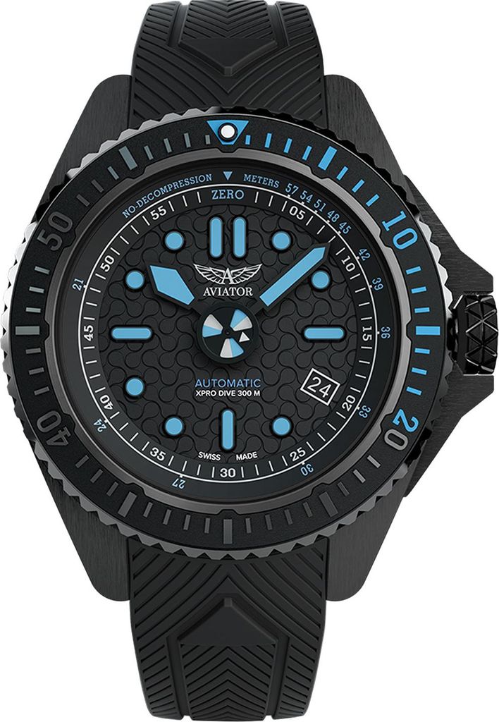 Uhr Aviator V.1.43.5.369.6 schwarz