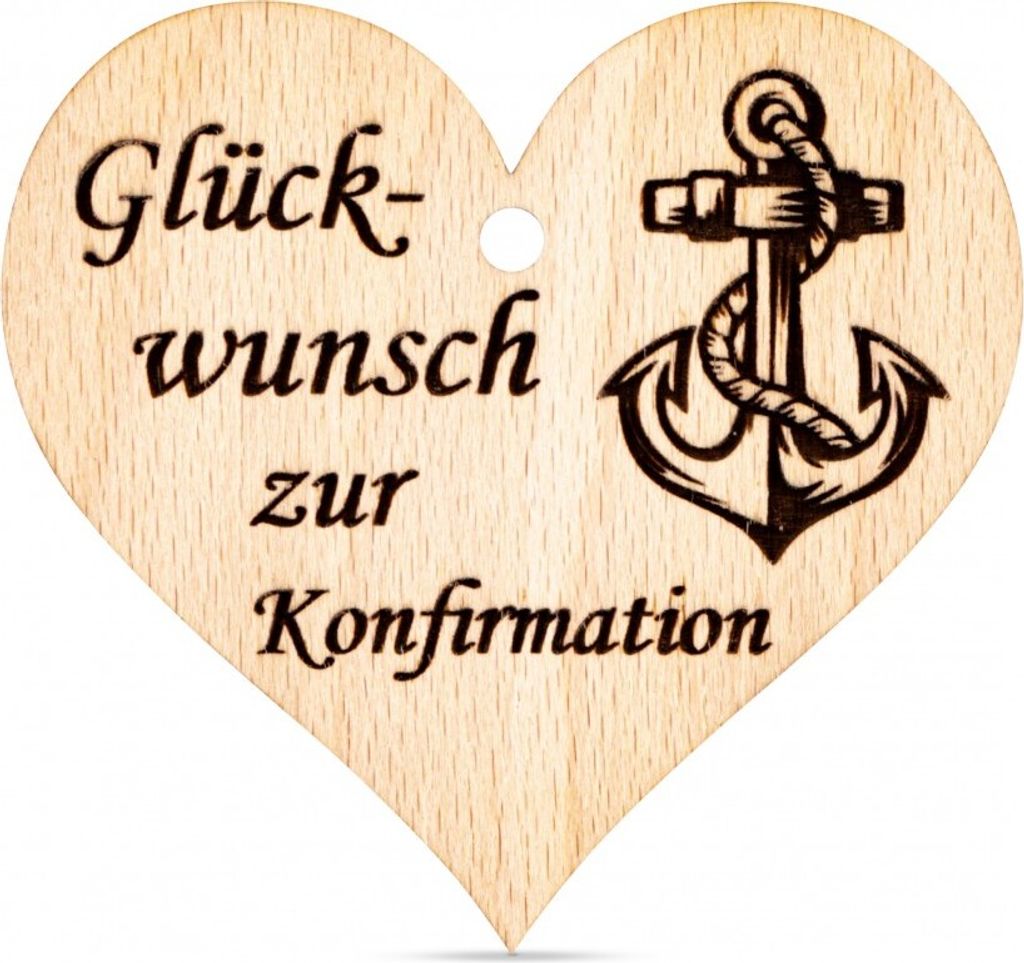 Anhänger Glückwunsch zur Konfirmation