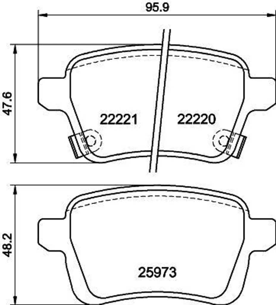 Kit de Freinage HELLA 8DB 355 024-651 Haute Résistance pour Opel Corsa E
