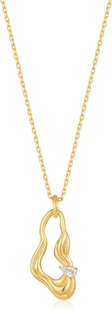 ANIA HAIE N050-01G: Minimalismo Organico in Oro e Argento 925