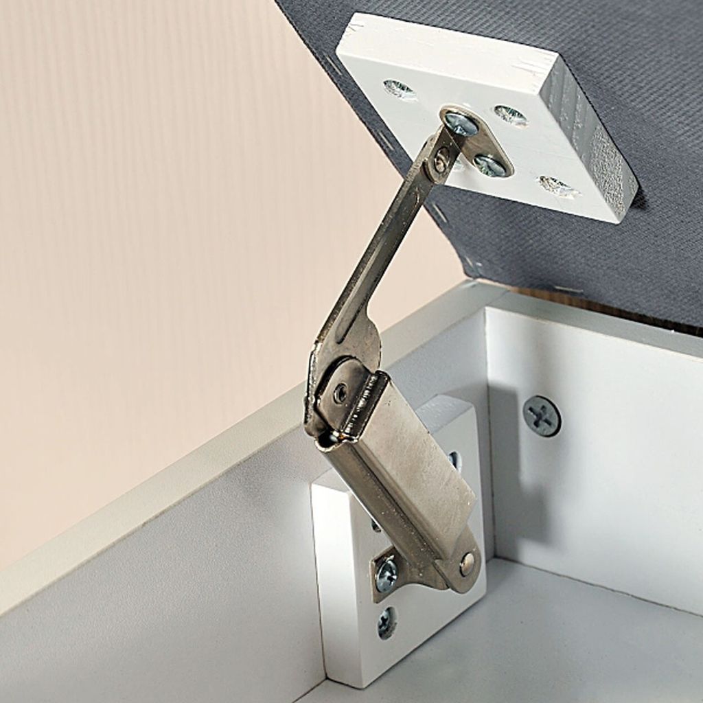 Kesper Schuhregal weiß grau Polyester MDF-Platte 30 cm x 60 Produktbild 7