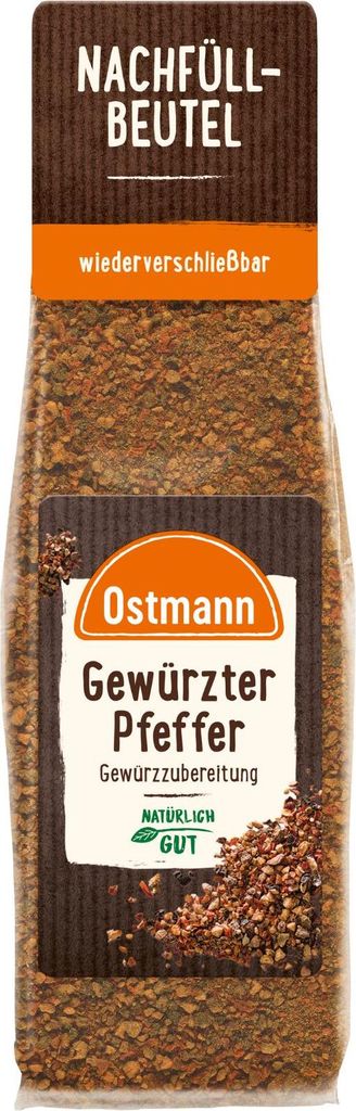 Ostmann Gewürzter Pfeffer Gewürzzubereitung Beutel 50g Produktbild 