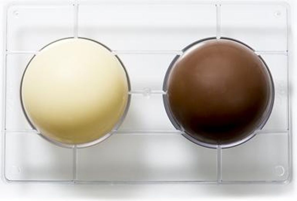 Professionelle Schokoladenform HALF-INS fi=10 cm