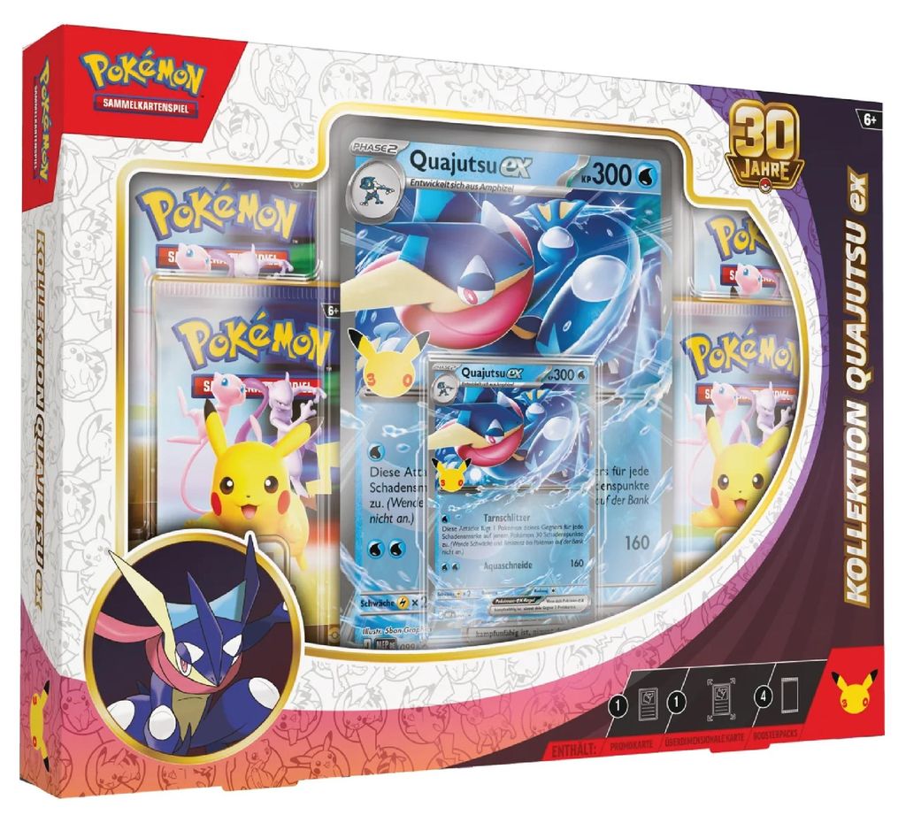 Collezione Pokémon: 30 anni di Quajutsu-ex Immagine del prodotto 