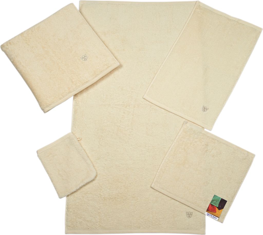 Ross Walk Frottier Programm Vita 4004-56 sand aus 100% Baumwolle , Größe:Duschtuch 70 x 140 cm