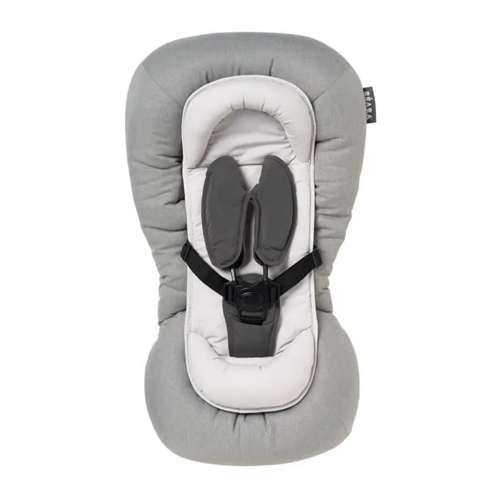 Coussin Moelleux Béaba Full Up & Down Gris Chiné - Lavable et Ergonomique