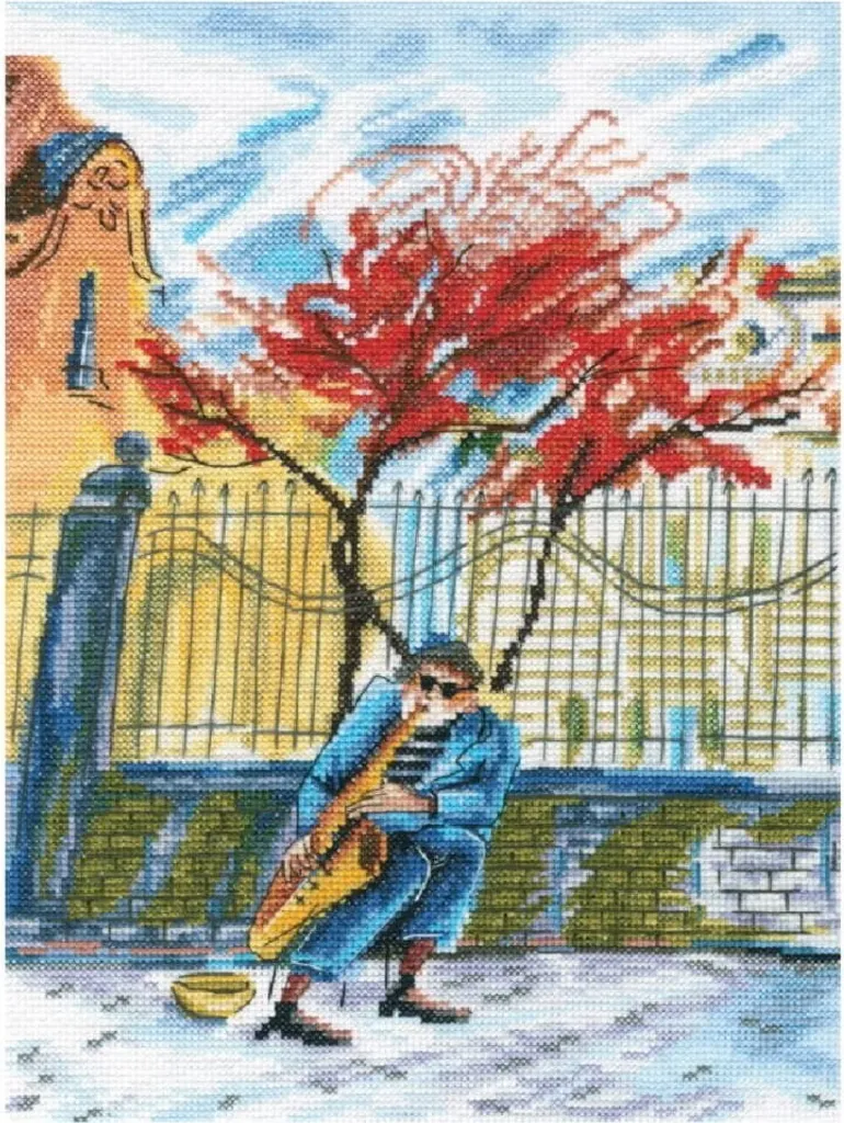 Ricamo RTO Vienna 22x29cm - Set Punto Croce per Appassionate