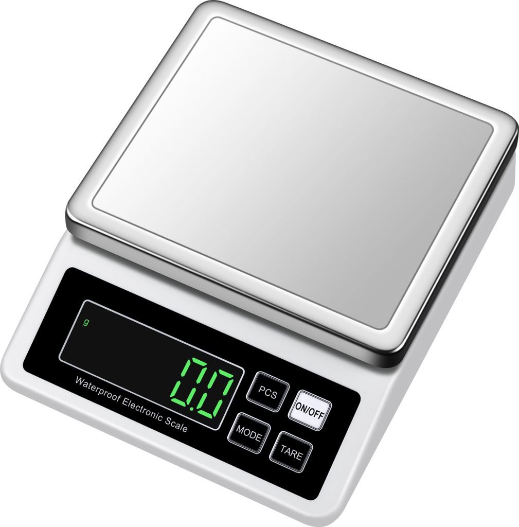INF Elektronische wiederaufladbare Waage 15kg/1g