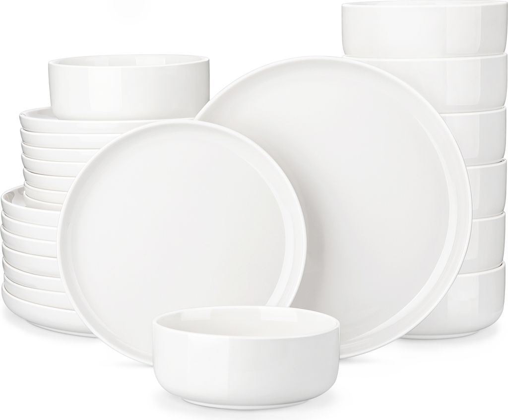 MALACASA, 24 pcs. vaisselle en porcelaine service combiné Image du produit 
