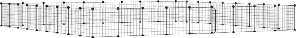 Möbel 36-tlg. Haustierkäfig mit Tür Schwarz 35x35 cm Stahl - Kleintier-Ställe CLORIS7758676