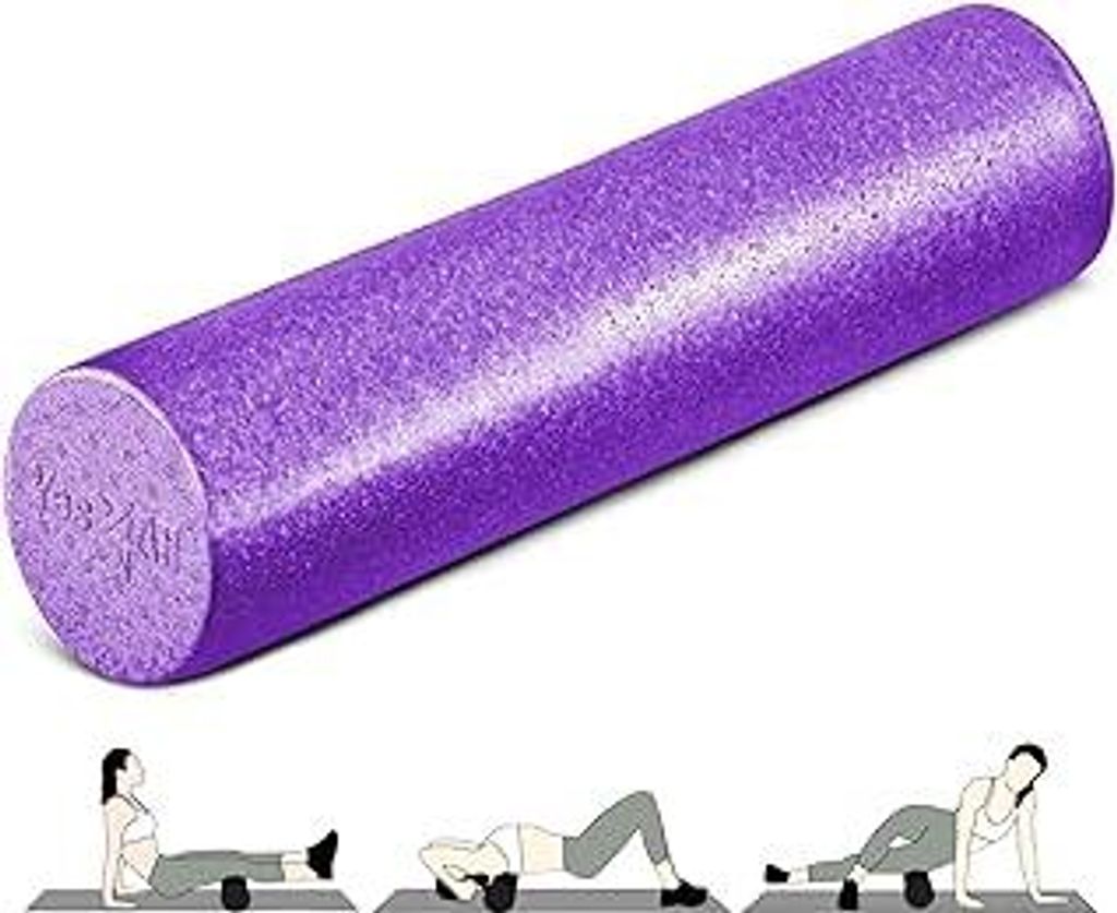 Hochdichter EPP Runder Rücken-Foam Roller, Trainingsrolle für Yoga, Pilates & Dehnen – 30, 45, 60, 90 cm