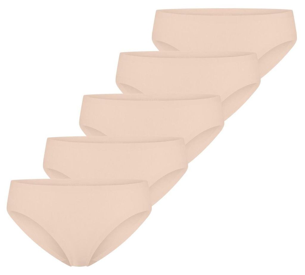 Schiesser 5er Pack Invisible Light Panty Super softes, leichtes Material, Nahtlos verarbeitet mit flach verklebten Seiten, Unsichtbar unter Kleidung