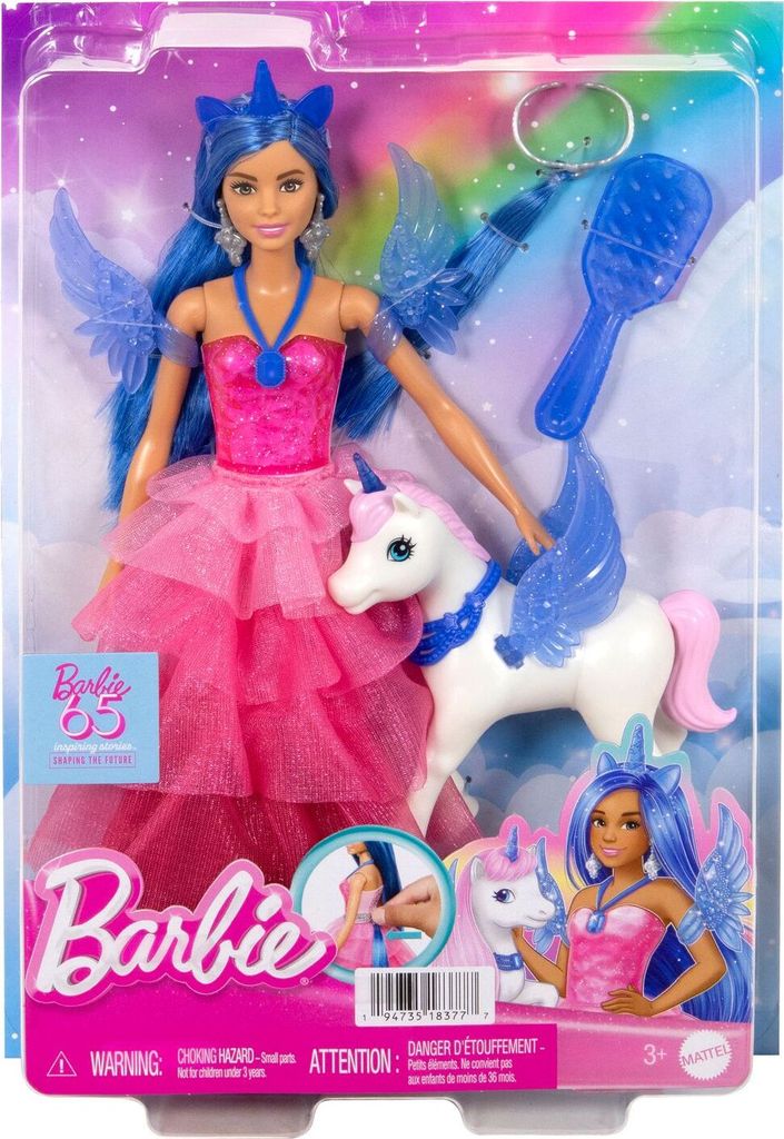 Barbie Sapphire geflügeltes Einhorn HRR16 Produktbild 1
