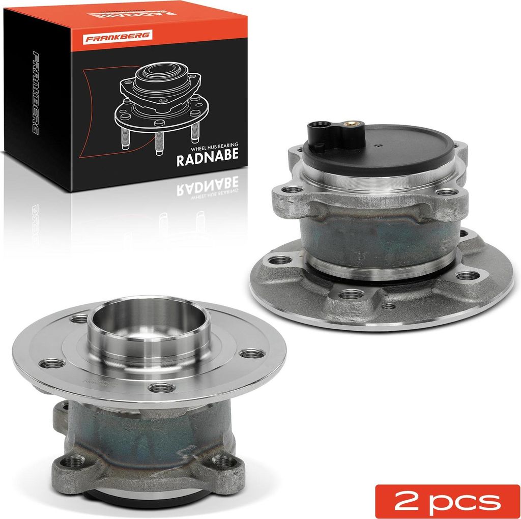Frankberg 2x Radnabe Radlagersatz Hinterachse beidseitig für Mercedes-Benz W177 V177 W247 C118 X118 H247