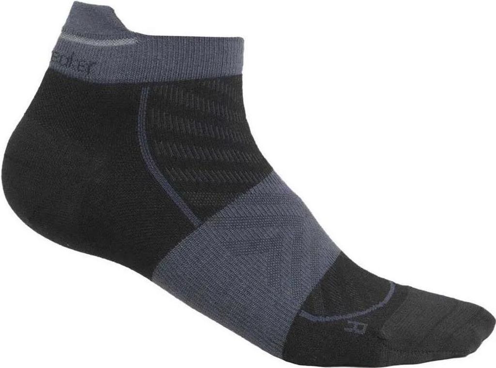 Icebreaker Merino Run+ Ultralight Micro Kurze Socken Grau EU 41-43 Damen Grau EU 41-43