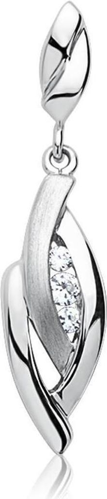 Dezent geschwungen in Silber mit Zirkonia SP0450