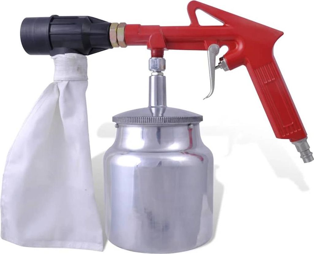 vidaXL Druckluft Sandstrahlpistole Sandstrahler Set Produktbild 