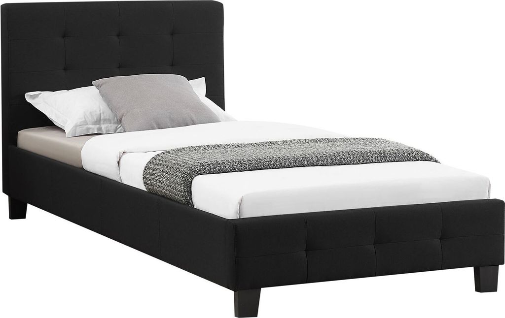 Polsterbett OHIO Bettgestell 90 x 200 cm Einzelbett Produktbild 