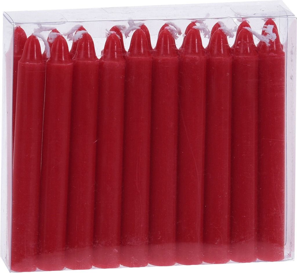 Petites bougies en cire véritable, paquet de 20 - 10 cm - Image du produit 