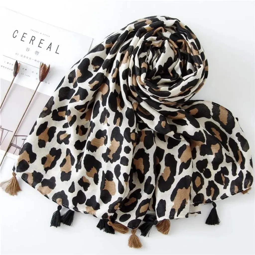 Sciarpa Isabela Verde Leopardata KP33903 - Urban Style e Calore - 3