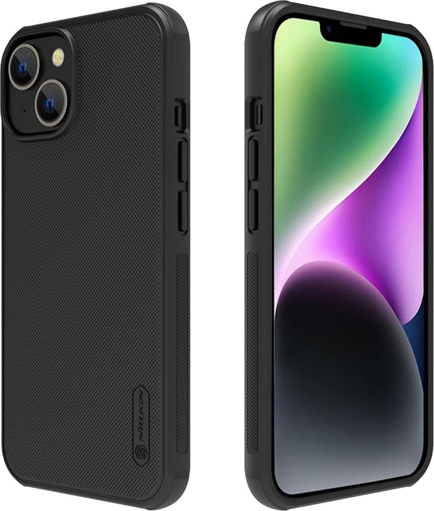 Nillkin Super Frosted Shield für iPhone 13 Silikon Schutzhülle TPU Case Schutz Cover Premium Hülle in Schwarz