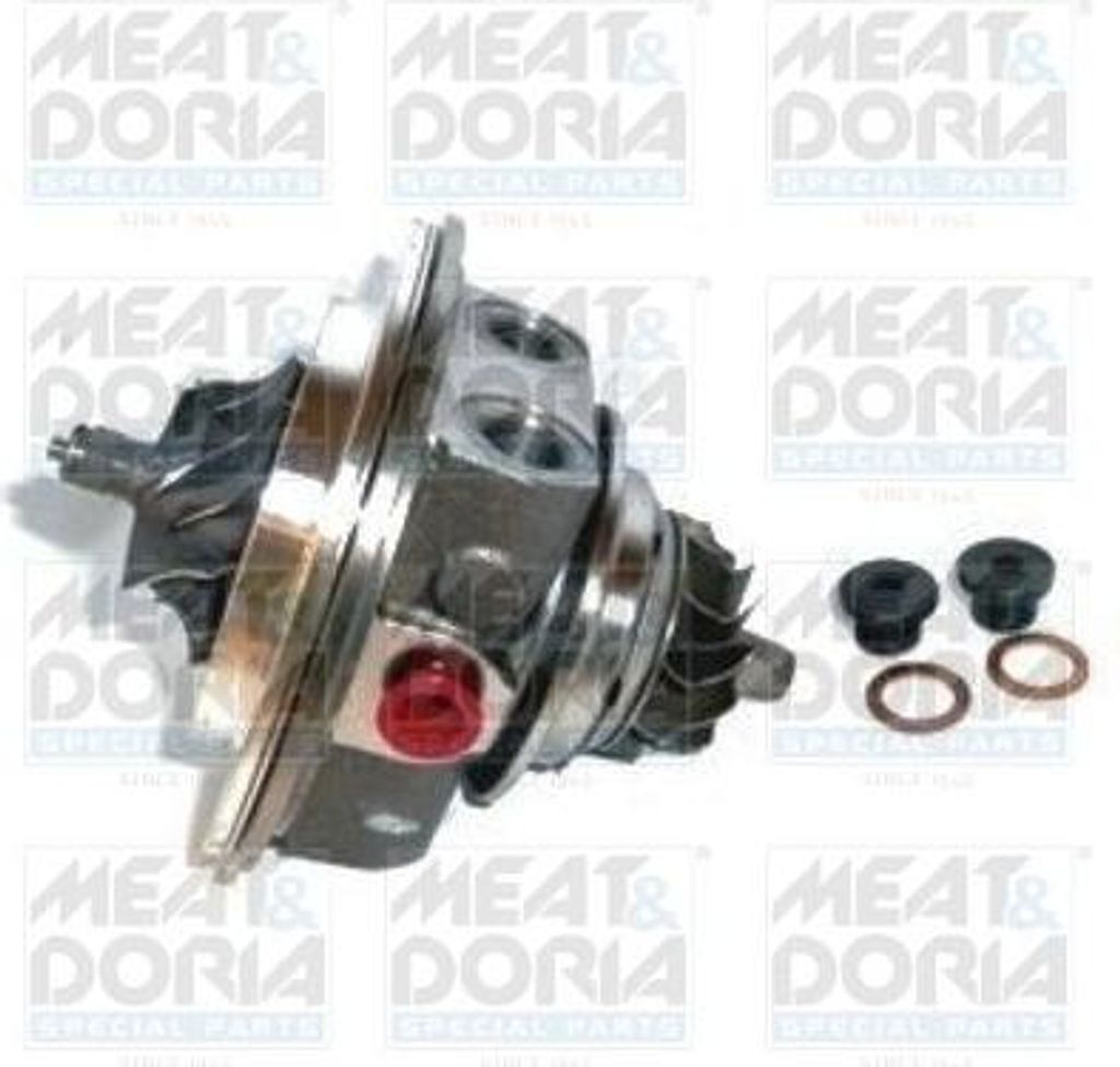 MEAT & DORIA 60308 Turbinenaggregat, Lader OE 03C145703A kompatibel mit Touran, Tiguan, Sharan, Scirocco, Polo 6R, Jetta, Golf VI, Golf V, Golf Plu...