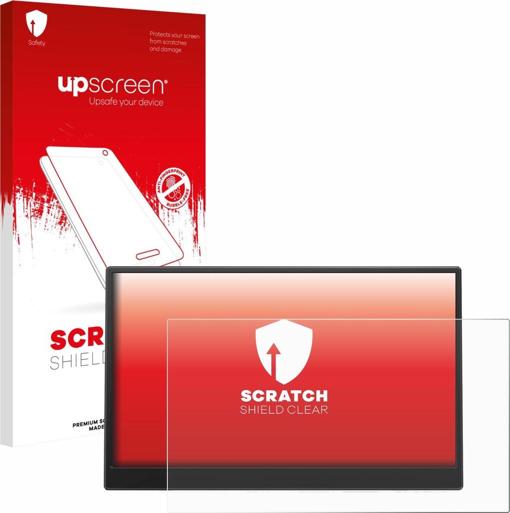 upscreen Schutzfolie für Azeyou PM1506S 15.6" Displayschutz Displayschutzfolie Folie Klar Transparent