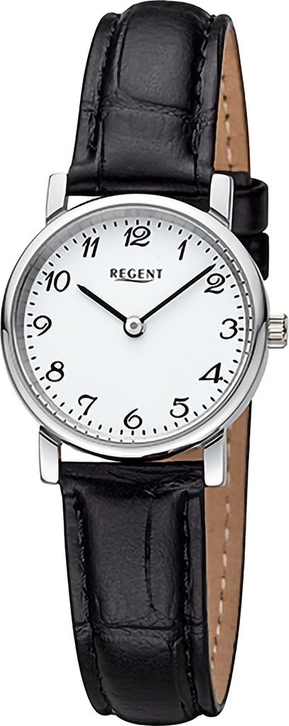 Regent Uhr Damen Rosegold Schwarz Regent Damen Armbanduhren