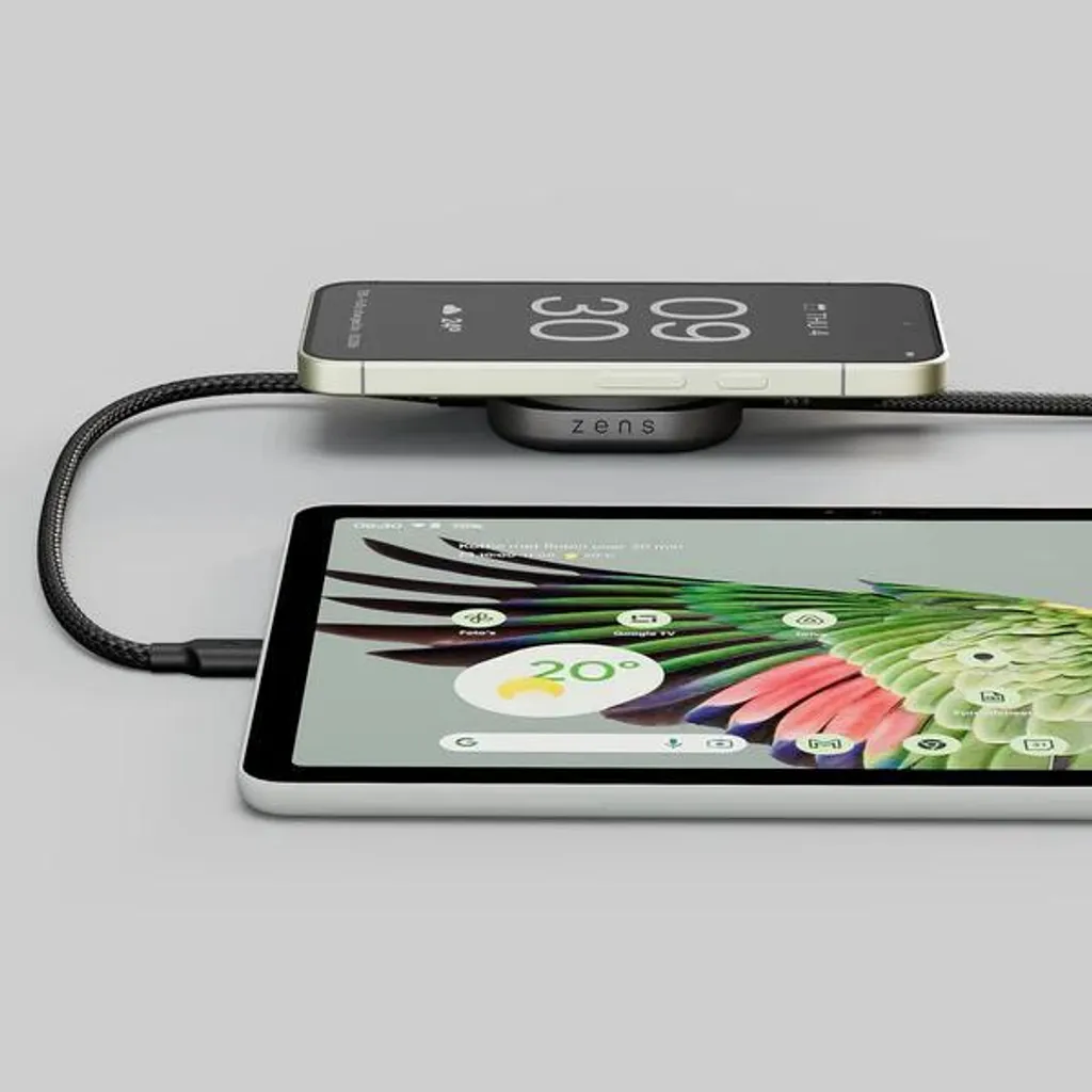 Câble USB-C vers USB-C Pro 2 Zens Noir pour Recharge et Synchronisation - 2