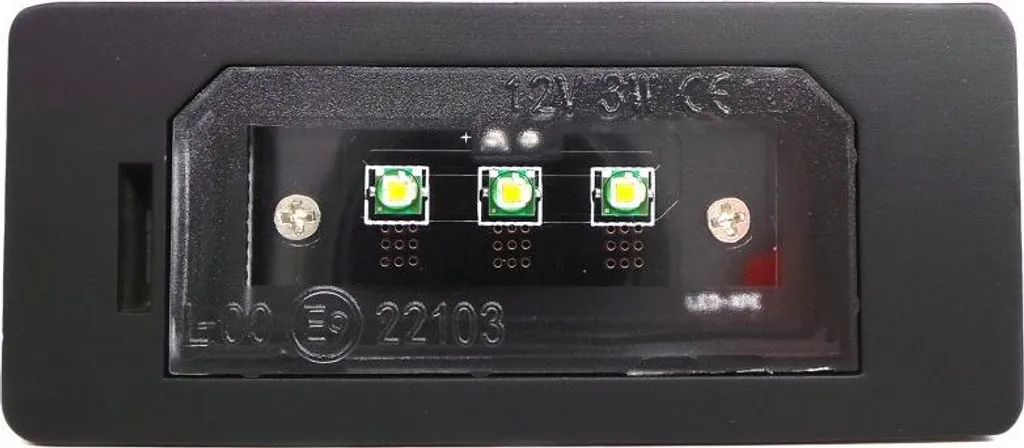 Éclairage LED plaque immatriculation BMW - 2x600lm puissant et compact - 4