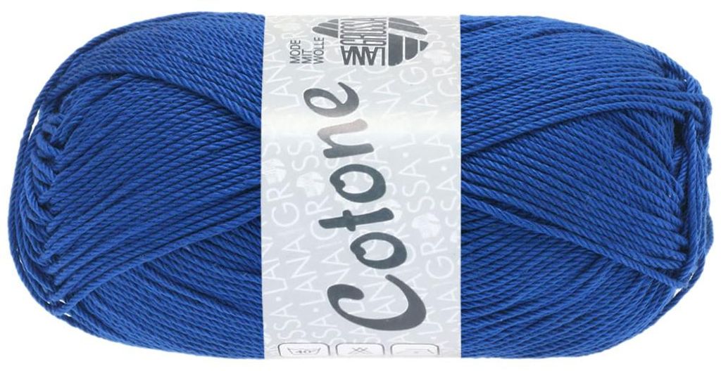 Lana Grossa - Cotone 0090 tintenblau Produktbild 