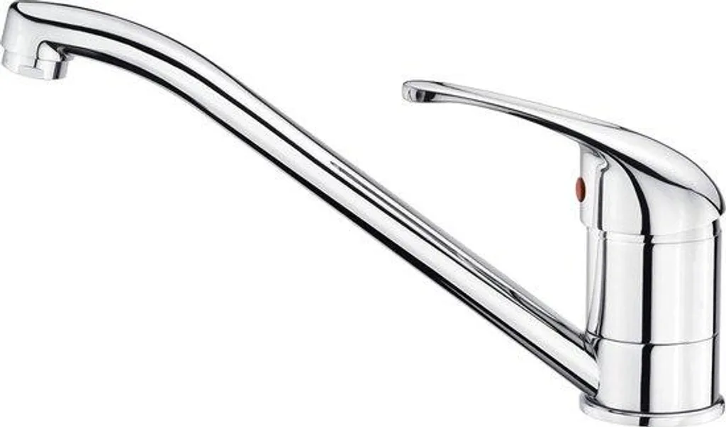 Robinet de salle de bain avec bec pivotant fluide - Chrome 360
