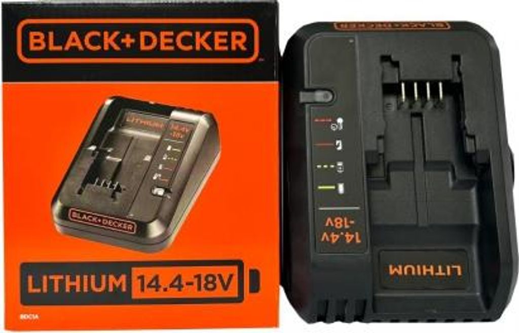 Black & Decker BDC1A, Ladegerät, Black & Decker, Schwarz, Produktbild 