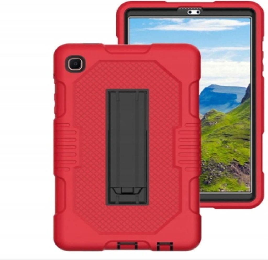 Huawei Matepad T8 Gehäuse mit Ständer Gepanzert Rot