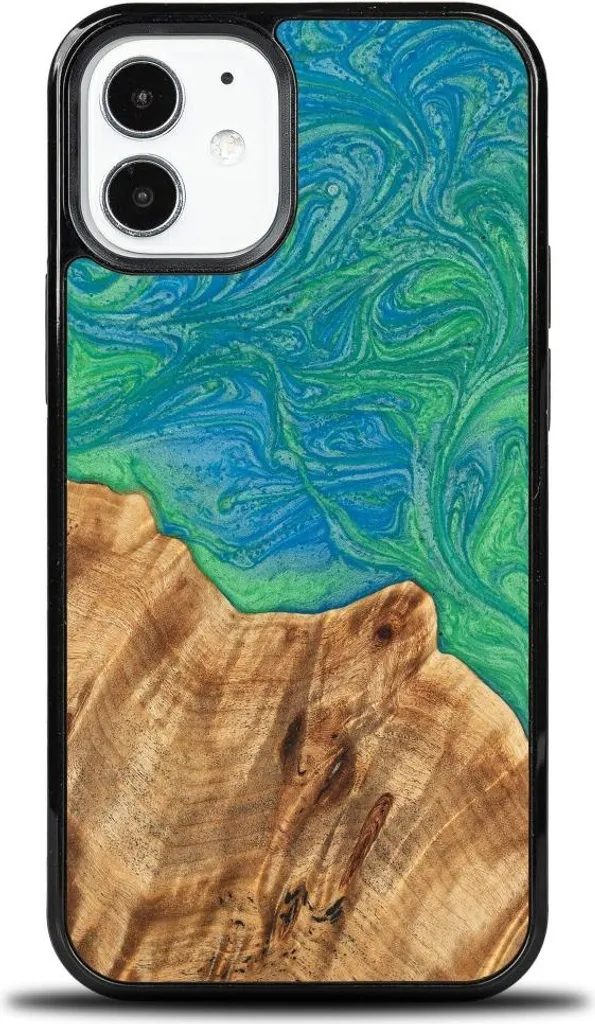 Cover iPhone 12 Mini Bewood Tokyo - Stile Neon Unique Hand-made