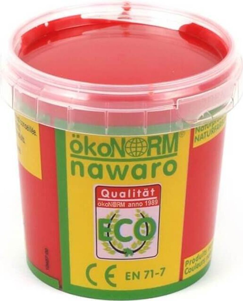 ökoNorm Fingerfarbe nawaro, Becher 150g : rot Farbe: rot