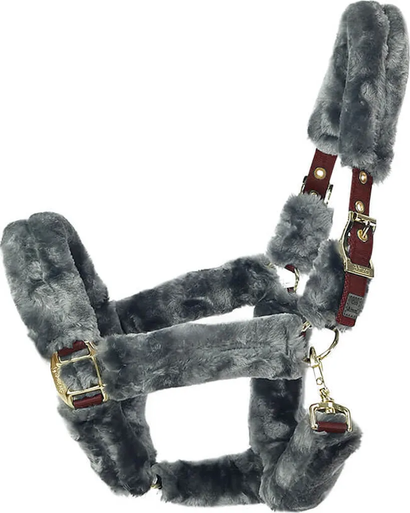 Bucas Show-Line Full Fur Halter Cob Borgogna | La Capezza Definitiva