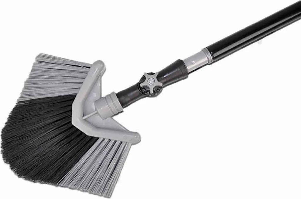 Balai triangulaire Perfetto avec tête pivotante pour recoins difficiles