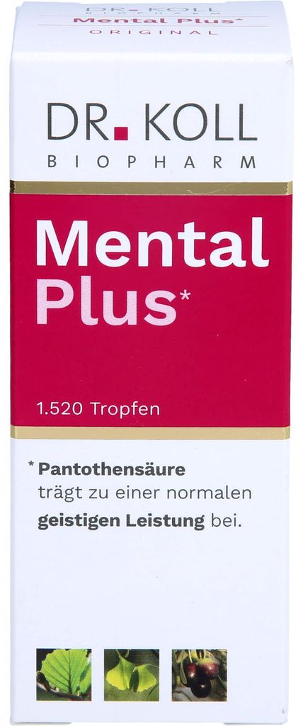Dr. Koll Mental Plus Tropfen tragen zu einer normalen geistigen Leistung bei, 50 ml Tropfen