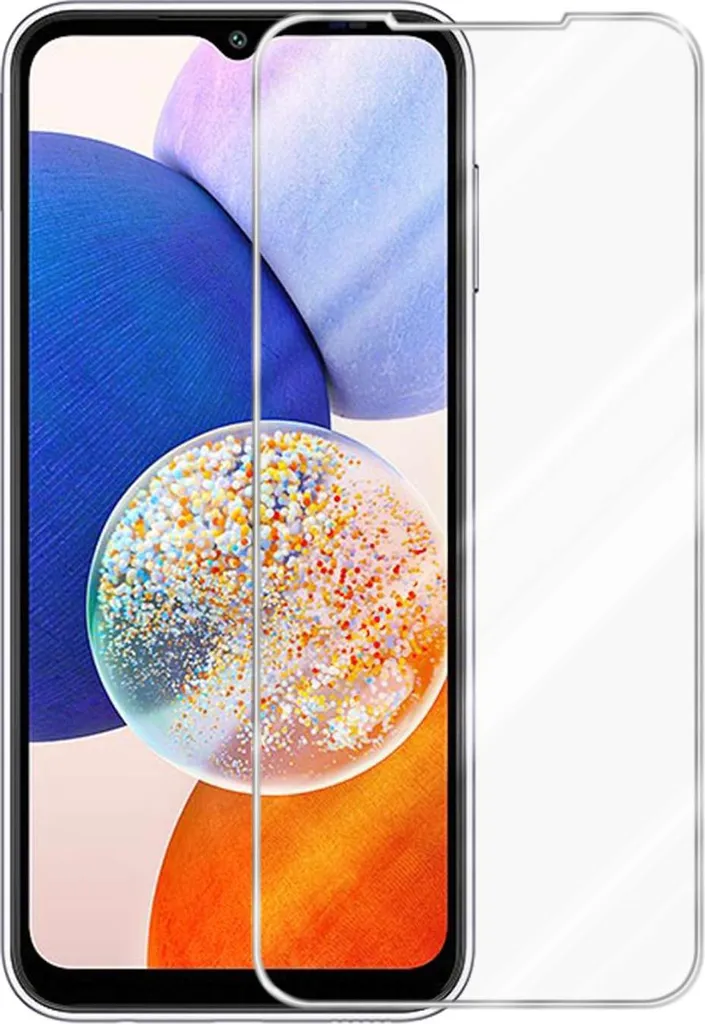 Cadorabo pellicola protettiva per Samsung Galaxy A14 4G / 5G in CRYSTAL CLEAR protezione del display temperato pellicola blindata in vetro