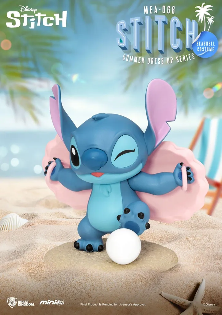 Figurine Stitch Beast Kingdom : mini statuette de collection été