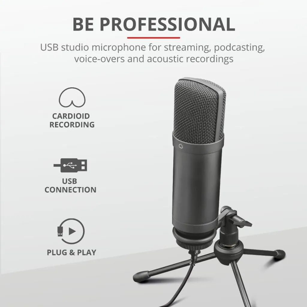 Microphone Anti-Bruit Trust GXT 252+ Emita Plus pour Voix Nette et Pure - 8