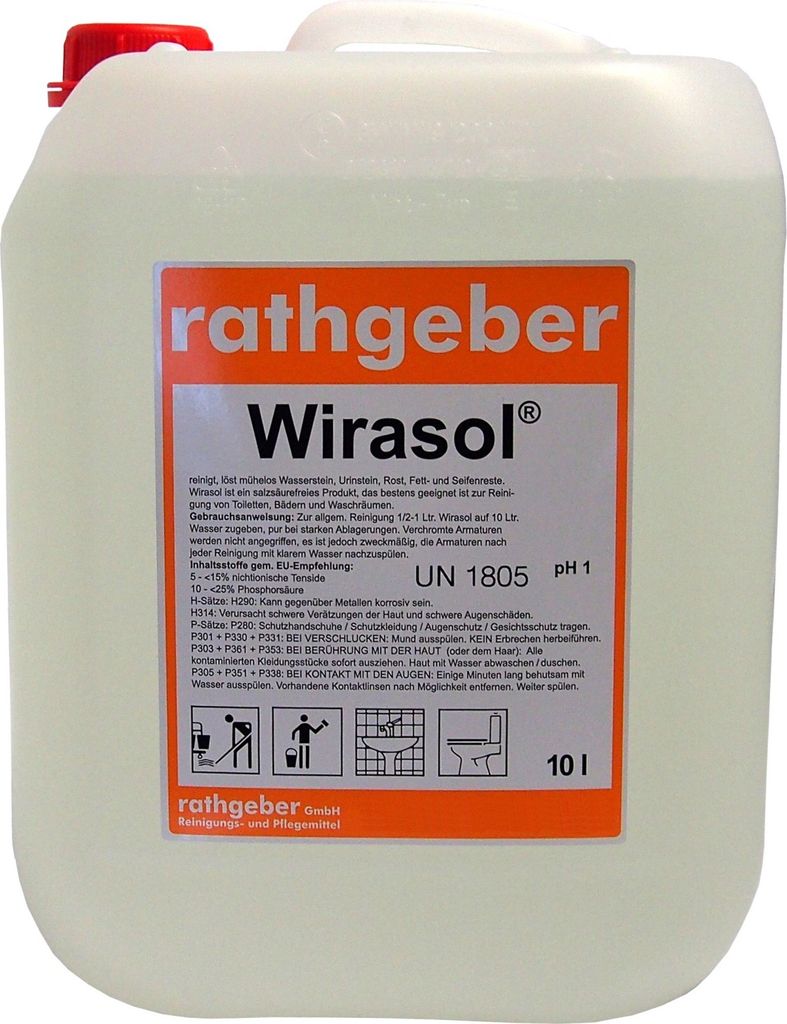 Sanitärreiniger 'Wirasol ' 10,0 L