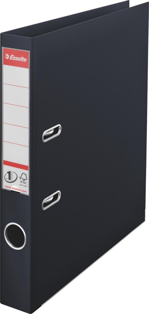 Esselte Plastik Ordner No.1 Power DIN A4 Rückenbreite: 50 mm schwarz