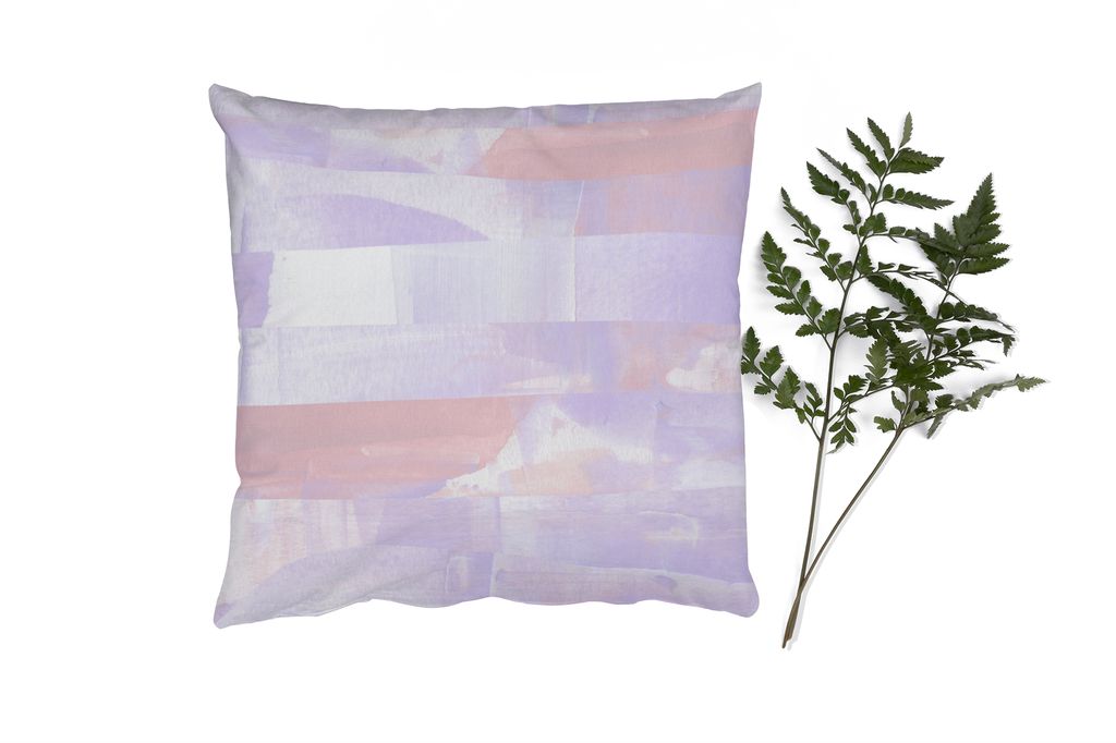 MuchoWow Zierkissen Sofakissen Wohnzimmer Dekokissen 40x40 cm Pastell - Farbe - Gestaltung - Foto Kissen - Schlafzimmer Dekoration